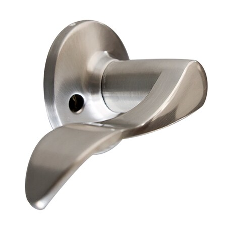 Design House Stratford Satin Nickel Left-Hand Dummy Door Lever 726984